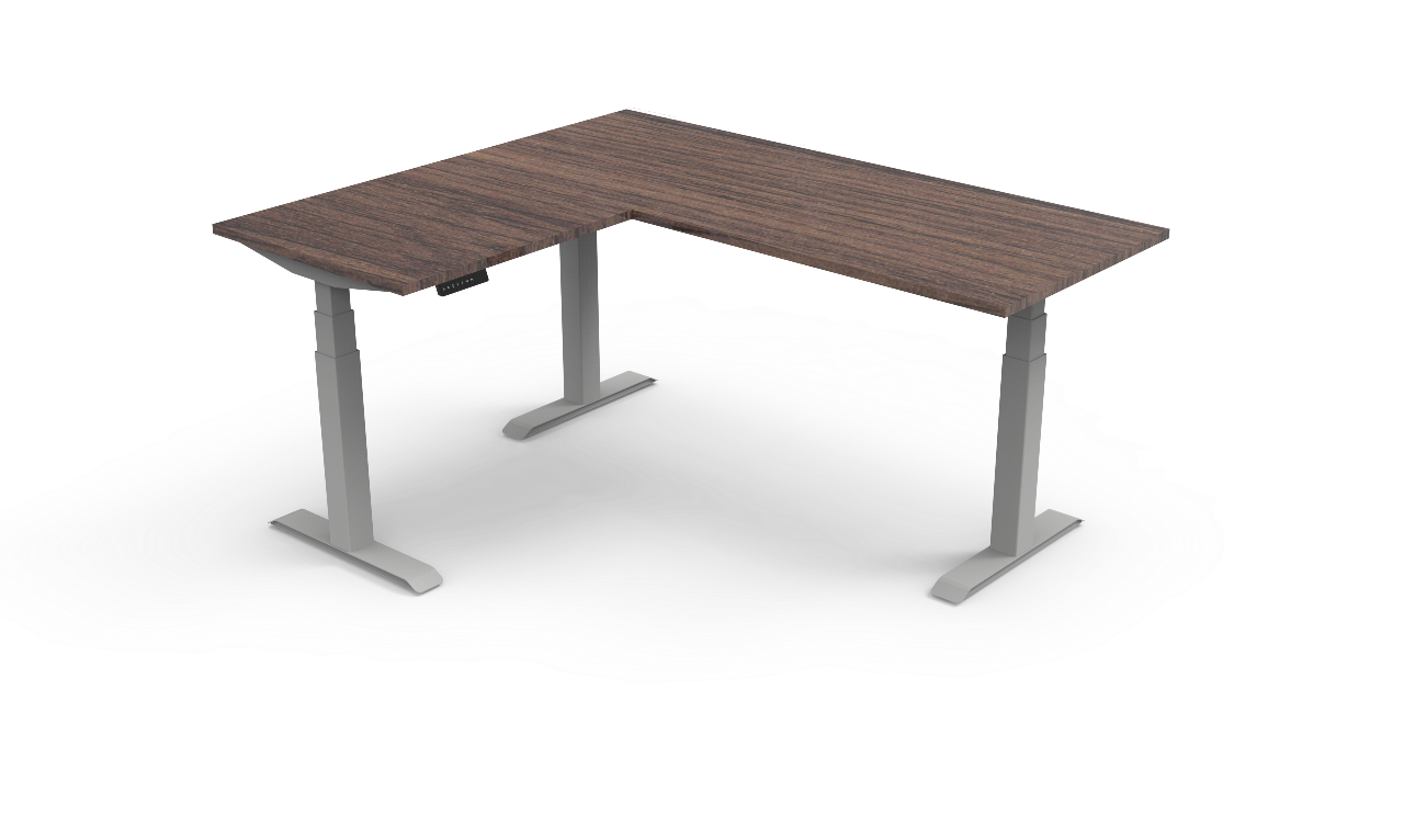 Walnut L Shape desk | L Shaped Desk | L Shaped Desk Dubai