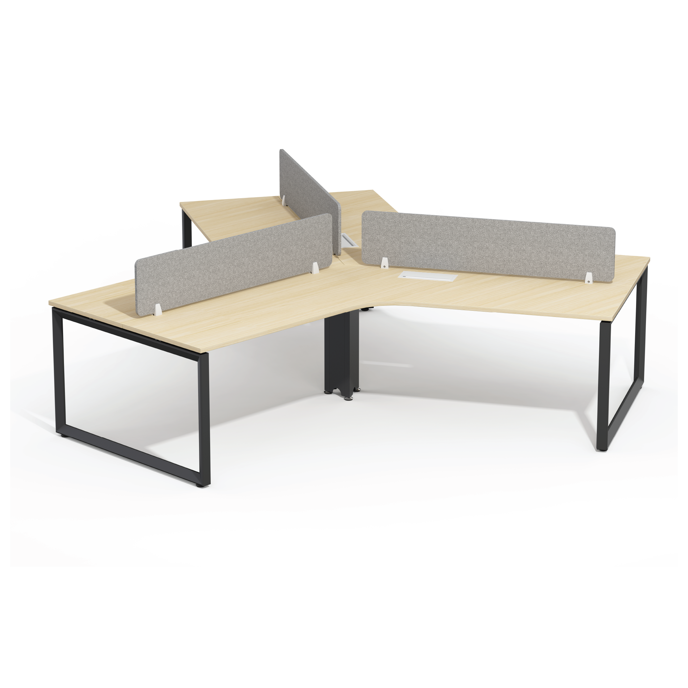 120° Cluster Desk Frame | Office workstation | Workstation desk